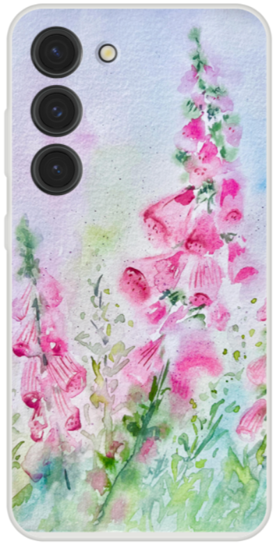 Foxgloves (close-up) Phone casing