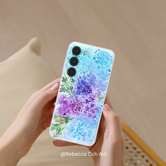 Hydrangea flowers Phone case