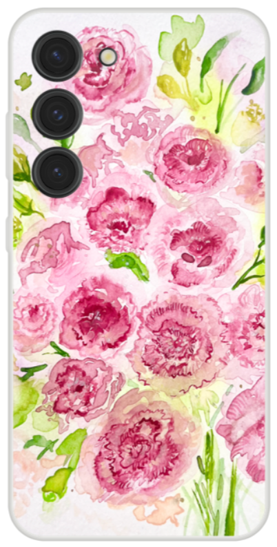 Eustoma Bouquet floral phone case design