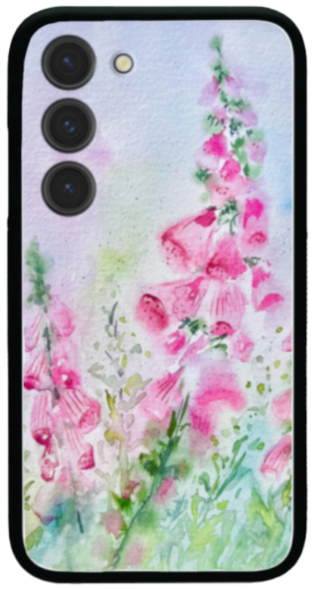 Foxgloves (close-up) Phone casing